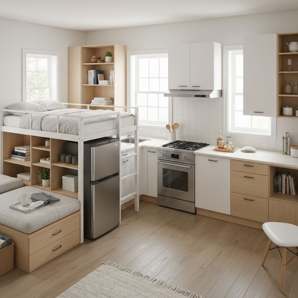 Studio Apartment Layout